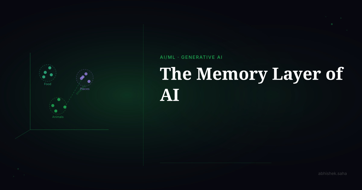 Embeddings & Vector Databases — The Memory Layer of AI