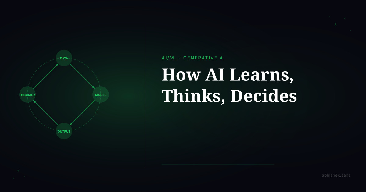 How AI Learns, Thinks, and Decides