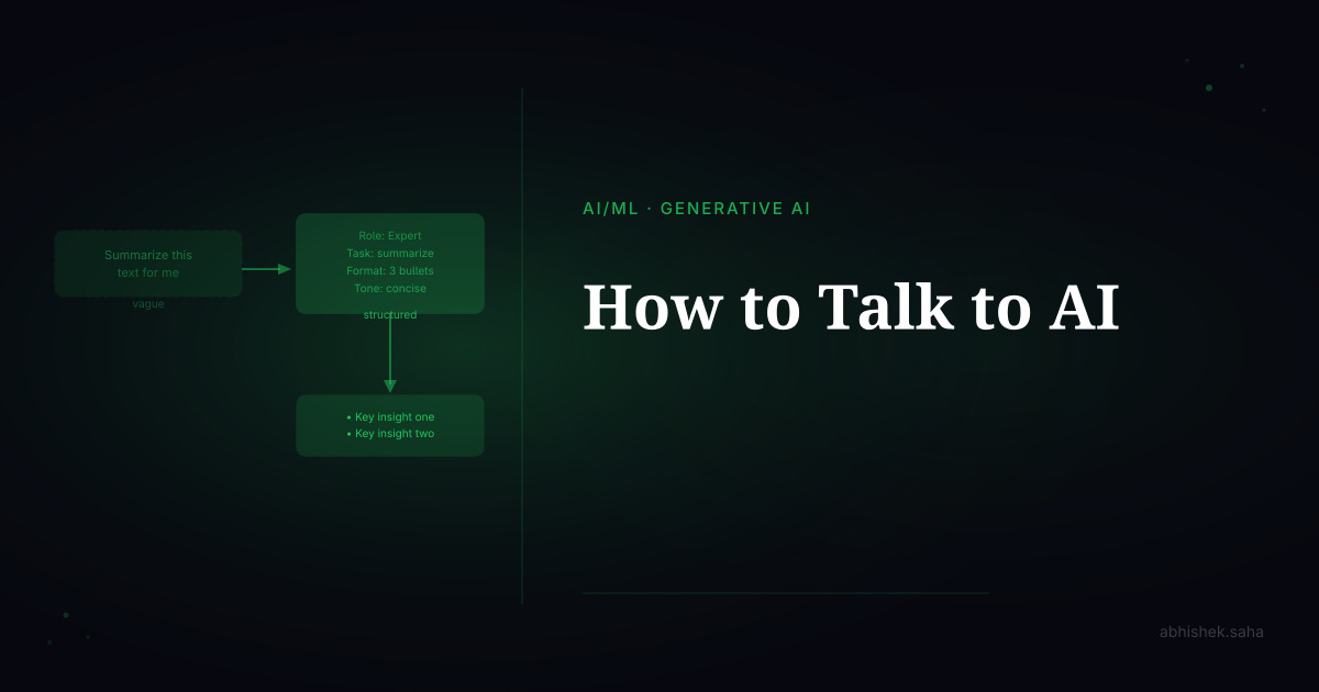 Prompt Engineering — How to Talk to AI