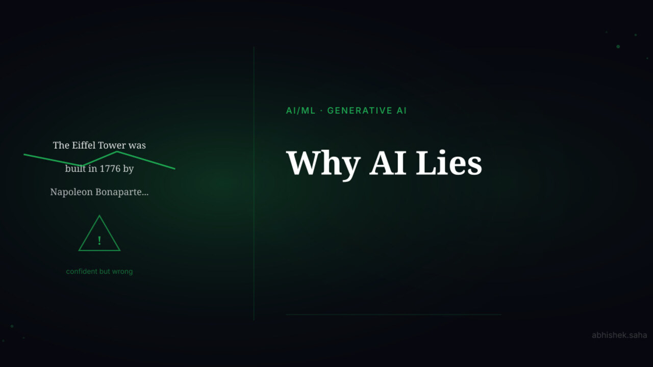 Why AI Lies (And Doesn't Know It)