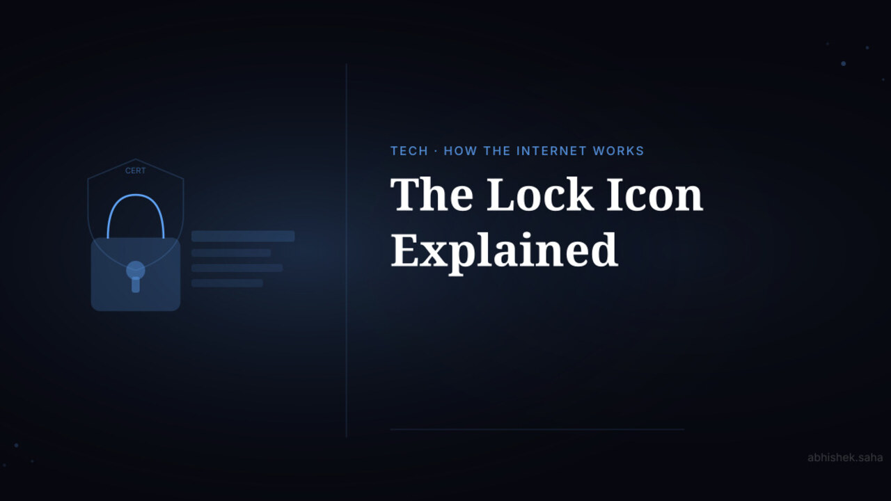 How HTTPS Works — The Lock Icon Explained